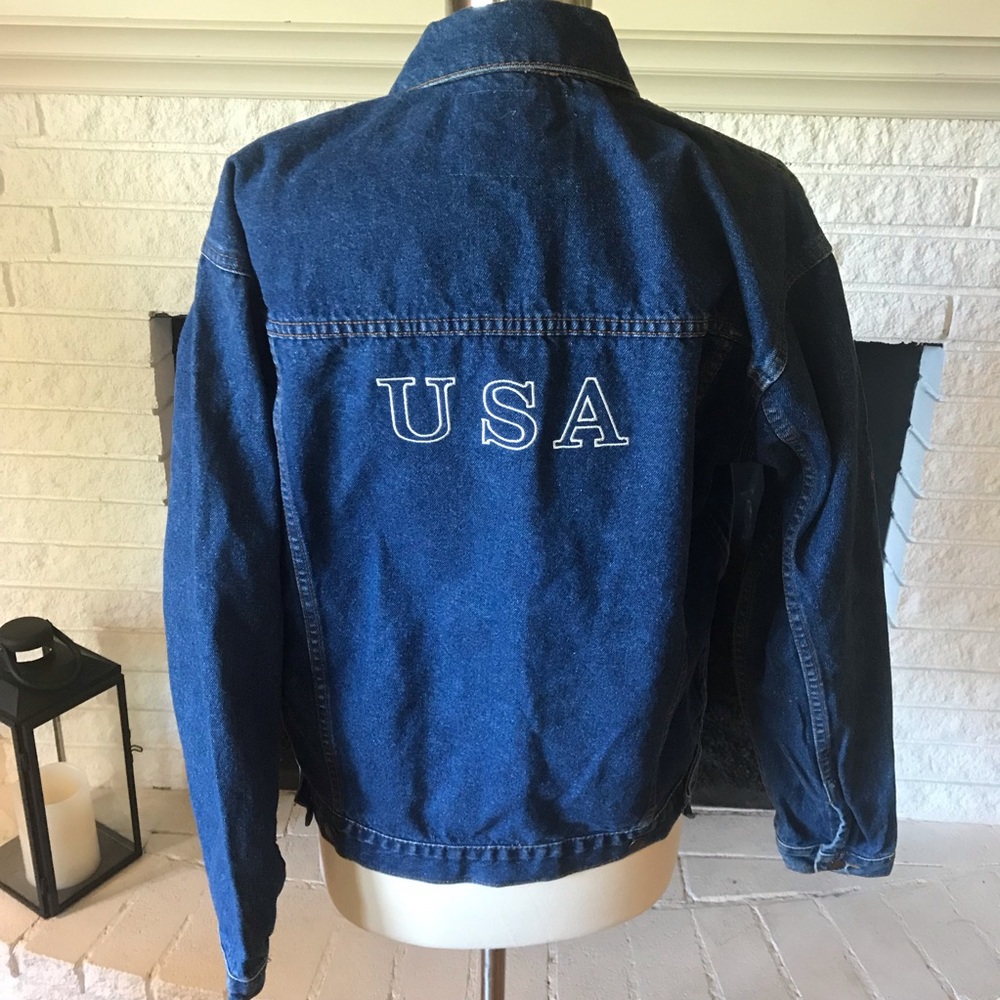 Jean jacket size 16 USA skating